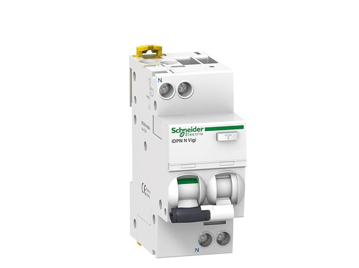 Schneider-A9D31640-Acti9-iDPN-N-Vigi-RCBO-1P+N-40A-SEEANSHOP - Copy کلید محافظ جان ترکیبی اشنایدر ۴۰ آمپر مدل A9D31640 تک فاز اصل